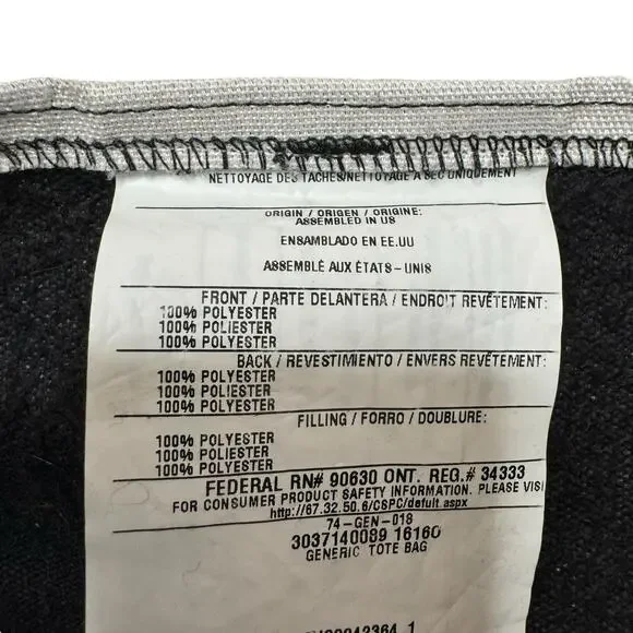 Skeleton “Learn About Recycling” RIP Grave Spooky Tote Bag Whimsygoth Funny - Picture 8 of 8